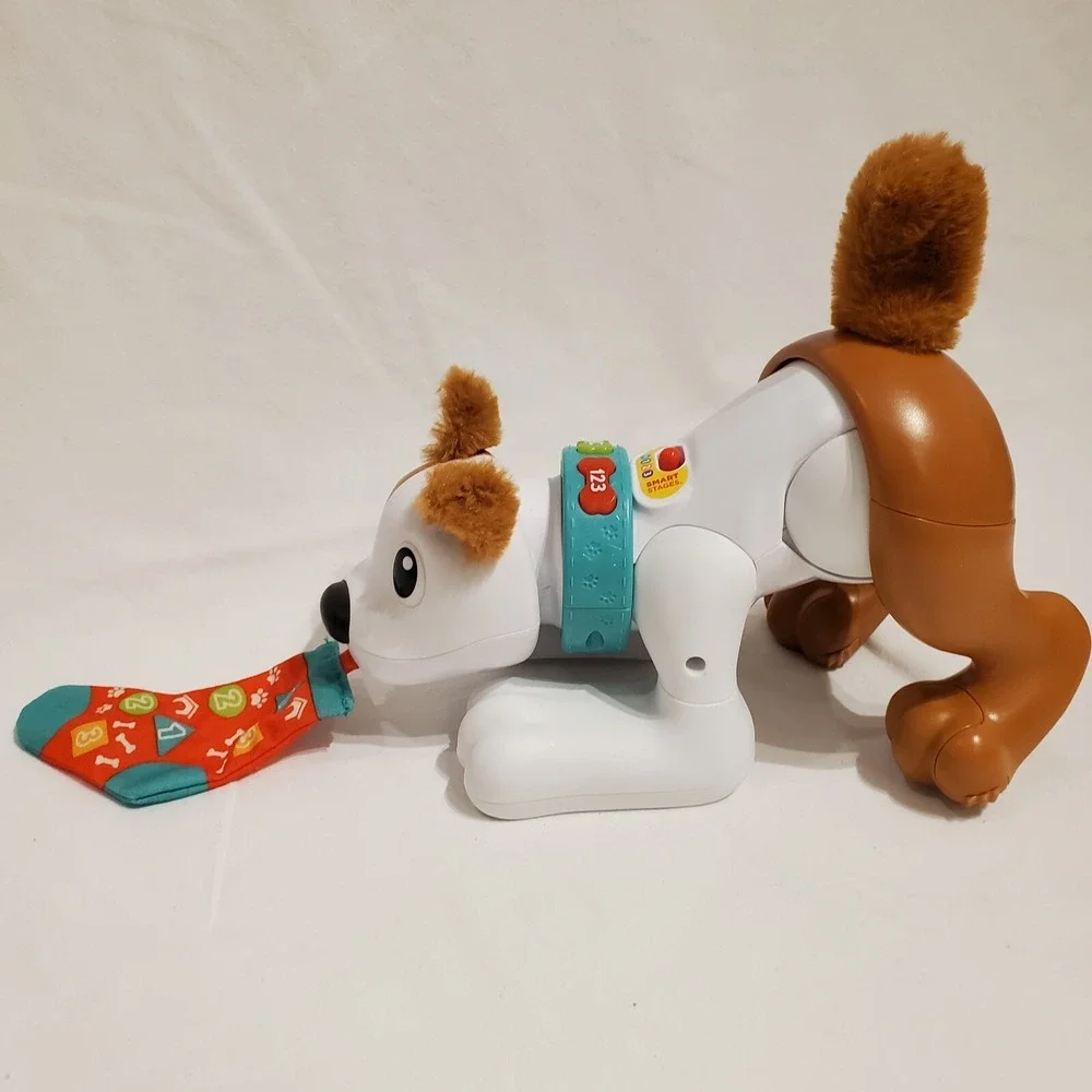 Fisher Price 123 Crawl with Me Puppy Electronic Dog Learning Toy GWW55